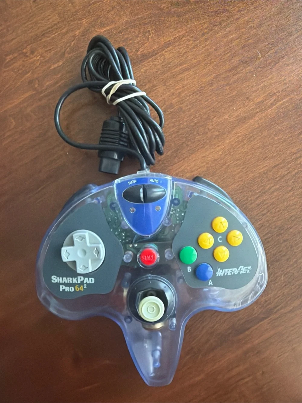 Nintendo 64 InterAct Shark Pad Pro 2 Controller N64 Clear